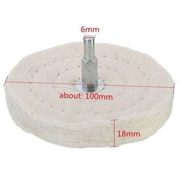 100mm Cloth Polishing Mop Buffing Wheel For Power or Battery Drill Buffing Grinder