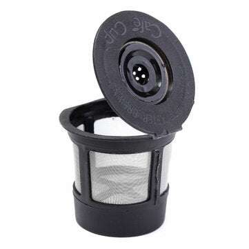 1Pcs Stainless Mesh Black Reusable Single Cup Keurig Solo Filter Pod K-Cup Coffee