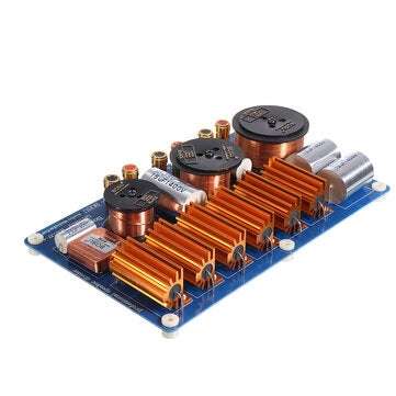 1500W 2 Way Tweeter Bass Speaker Crossover Two Way Divider Double Treble Woofer Frequency Divider St
