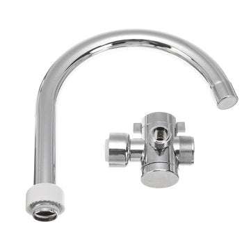 3000W Temperature Display Instant Hot Water Tap Faucet with Three Way Connector and Shower Head