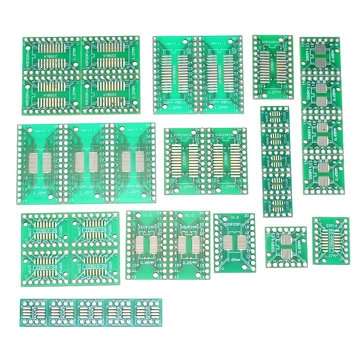 35Pcs 7 Values Each 5 PCB Board Kit SMD Turn To DIP SOP MSOP SSOP TSSOP SOT23