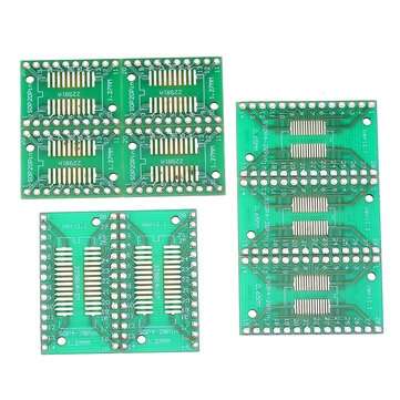 35Pcs 7 Values Each 5 PCB Board Kit SMD Turn To DIP SOP MSOP SSOP TSSOP SOT23