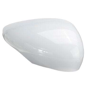 2PCS White Door Wing Mirror Cover Rear View Left Right Side For Ford Fiesta MK7 2009-2015