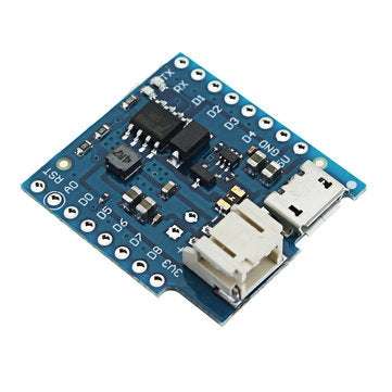 2pcs Wemos Battery Shield V1.2.0 For Wemos D1 Mini Single Lithium Battery Charging & Boost Module