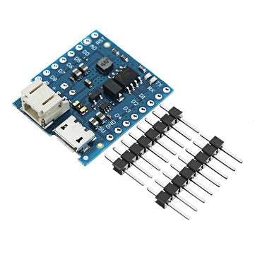 2pcs Wemos Battery Shield V1.2.0 For Wemos D1 Mini Single Lithium Battery Charging & Boost Module