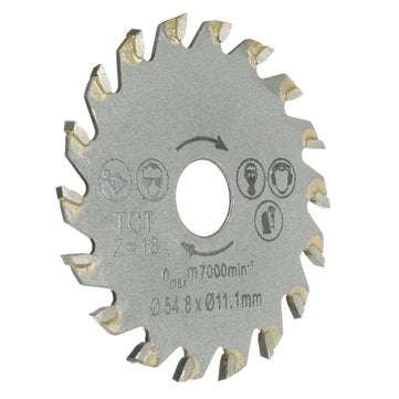 18 Teeth Diameter 54.8mm Circular TCT Saw Blade Concrete Cement Wood Cutting Saw Blade