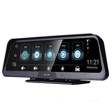 android E98 10 Inch Car DVR 4G ADAS Dash Camera Rearview Mirror Camera GPS WiFi Parking Monitor Reco