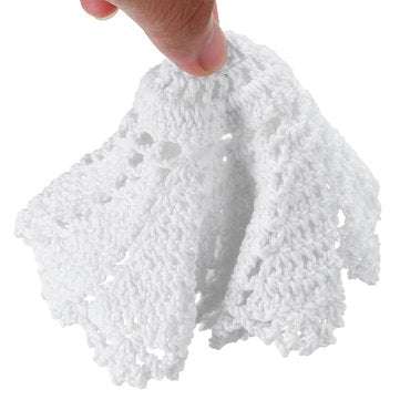 10Pcs/Set Hand Crocheted Doilies Cotton Woven Round Cup Dish Table Tablecloth Placemat Decorations
