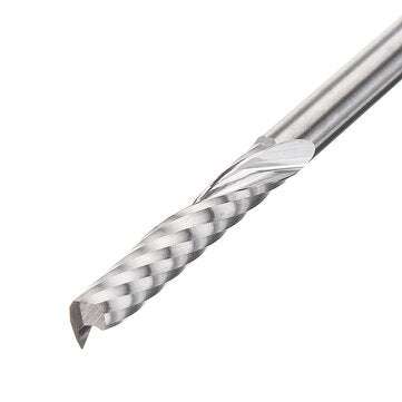 10pcs 3.175mm Single Flute End Mill Cutter Carbide CNC Router Bit Milling Cutter