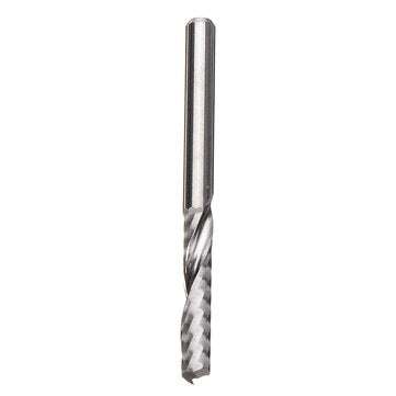 10pcs 3.175mm Single Flute End Mill Cutter Carbide CNC Router Bit Milling Cutter