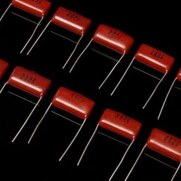 200pcs 25 Types 630V 0.001uf~2.2uf CBB Metal Film Capacitors Assortment Kit