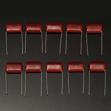 200pcs 25 Types 630V 0.001uf~2.2uf CBB Metal Film Capacitors Assortment Kit