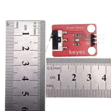 3Pcs Keyes Brick Collision Sensor (pad hole) with Pin Header Module