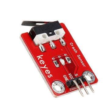 3Pcs Keyes Brick Collision Sensor (pad hole) with Pin Header Module