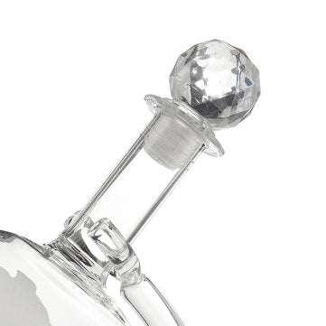 1L Whiskey World Globe Glass Crystal Decanter Liquor Spirits Bottles Gift