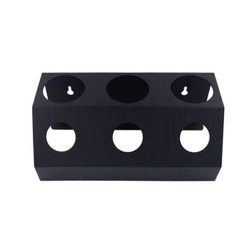 3 Hole Crystal Cup Holder Cup Storage Home Kitchen Glass Cup Bottle Cleaning Dryer... (COLOR: BLACK)