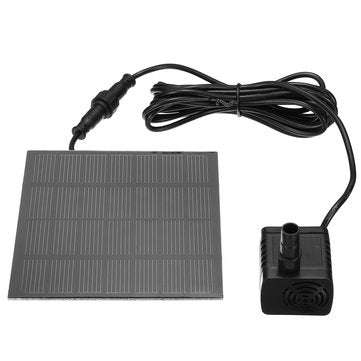 180L/H Solar Water Panel Power Fountain Pump Kit Pool Garden Pond Watering Submersible Pump