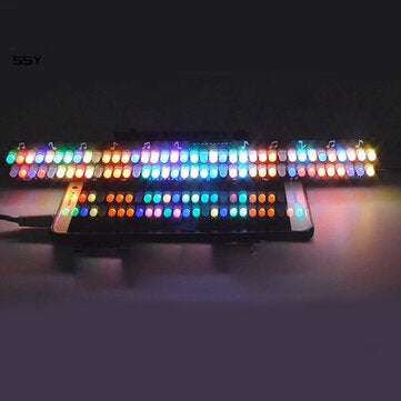 38-Segment Sound Control Music Level Indicator DIY Kit Foggy Colorful Music Spectrum Electronic Prod