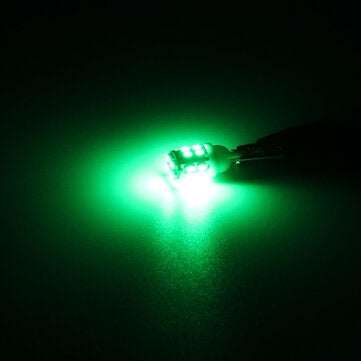 11Pcs Green LED Car Interior Lights Kit T10 & 31mm Festoon Map Dome Light Bulb