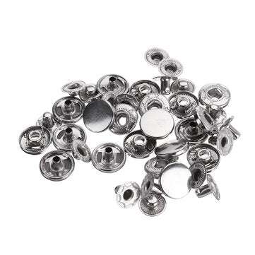 12.5MM Metal Press Stud Snap Button Popper Fasteners for Leather Clothes Repair