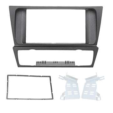 2 DIN Car Stereo Radio Fascia Panel Dashboard Frame For BMW 3 Series (2005 onwards) E90 / E91 / E92