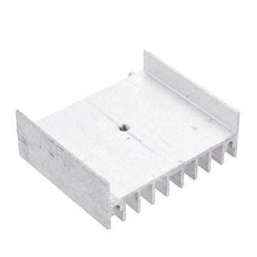 15pcs Transistor Radiator Power Amplifier Chip Heat Sink Thyristor Aluminum Heat Sink 47*16.5*40MM