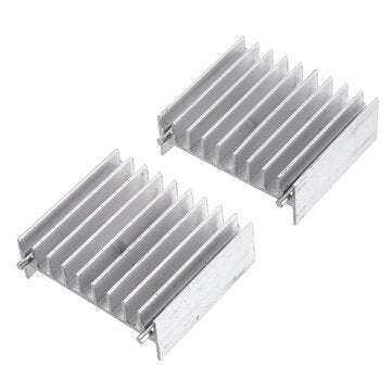 15pcs Transistor Radiator Power Amplifier Chip Heat Sink Thyristor Aluminum Heat Sink 47*16.5*40MM