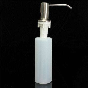 350ML Kitchen Bathroom Sink Liquid Soap Dispenser Cleanser Essence Hand Sanitizer Brushed Nickel Hea