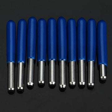 10pcs 3.175mm Shank 2.5x8mm Tungsten Steel Parallel Milling Cutter Engraving Bits