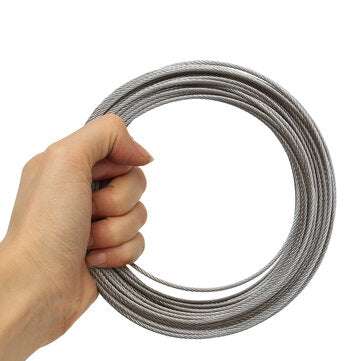 1mm Stainless Steel Wire Rope Tensile Diameter Structure Cable  (SIZE: 15M)