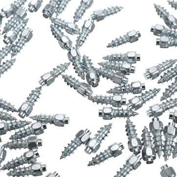 100pcs Spikes For Tire Marrkey Tire Studs Ice Stud Screw-In Studs Snow Chains For ATV/Mini-Tractors/