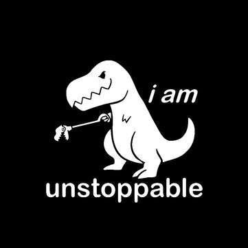 15x13.6cm Dinosaur Car Stickers Decals Decorative Sticker (COLOR: WHITE)