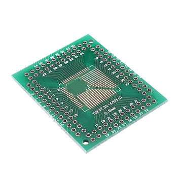 15pcs QFP TQFP LQFP FQFP 32 44 64 80 100 LQF SMD Turn To DIP Adapter PCB Board Converter Plate 0.5/0
