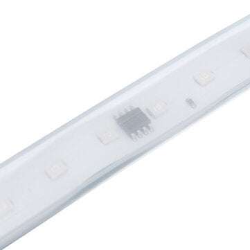12V 120cm 144 LED Car Door Warning Light Strips Atomosphere Safety Lamp Strobe Flashing