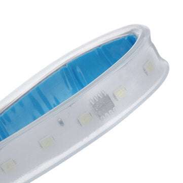 12V 120cm 144 LED Car Door Warning Light Strips Atomosphere Safety Lamp Strobe Flashing