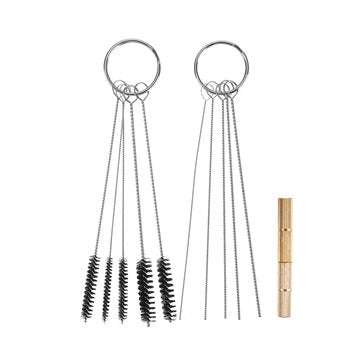 11pcs Airbrush Spray Lance Nozzle Cleaning Repair Tool Kit Needle Brush Set For Air Brush Portable T