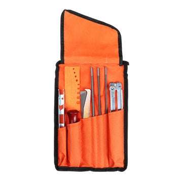 10Pcs Chainsaw Sharpening File Filing Kit Files Tool Chain Sharpener For Stihl Chian Saw With Orange