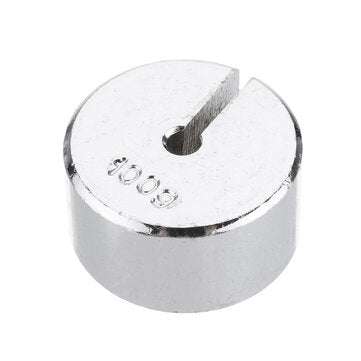 17Pcs/Set 2g-200g Metal Slotted Weight Set Scale Balance Calibration with Hanger Case Physics Experi