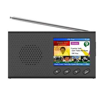 2.4 inch Color LCD DAB Radio Rechargeable Pocket Digital FM DAB MP3 Player Digital Tuner Broadcast