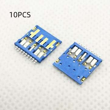 10PCS COB Connector USB 3.0 Male h1.05 Ultra-Thin 9Pin Isometric