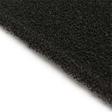 10pcs 28PPI Black Square Activated Carbon Foam Sponge Air Filter Pads Set for Smoke Absorber