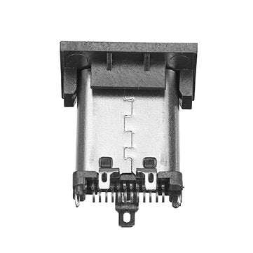 10PCS TYPE C Vertical Patch USB3.1 Male 180 Degrees 24p Double Row Patch Three-Pin Board Length 11.0