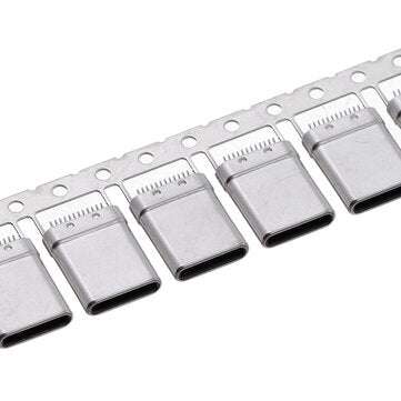 10PCS Type C 3.1 Splint Male 24p Splint 0.8 With Clamp Foot Riveting Shell Full Function