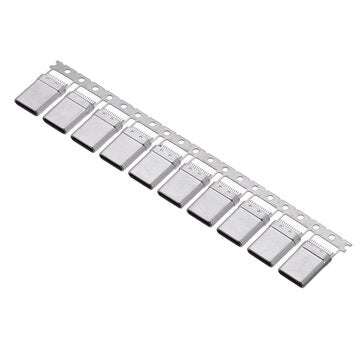 10PCS Type C 3.1 Splint Male 24p Splint 0.8 With Clamp Foot Riveting Shell Full Function