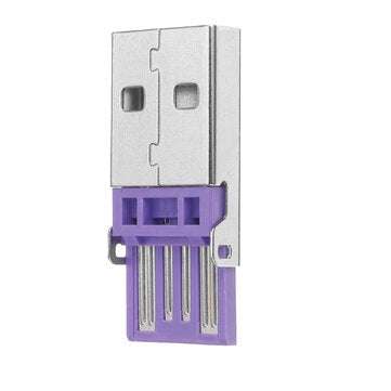 10PCS USB 2.0 AM Male Connector 4Pin Welding Wire Three-Piece Set 5A High Current Fast Charge Length