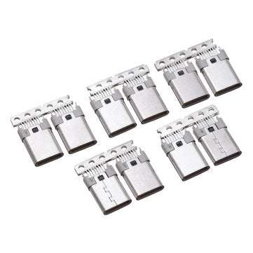 10PCS TYPE C 3.1 16P Splint Vertical In-Line Male Adapter Special Connector