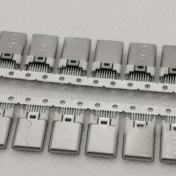 10PCS TYPE C 3.1 16P Splint Vertical In-Line Male Adapter Special Connector