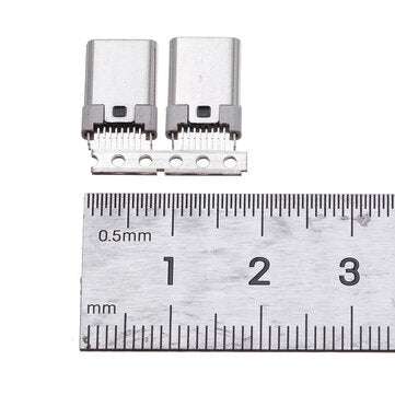 10PCS TYPE C 3.1 16P Splint Vertical In-Line Male Adapter Special Connector