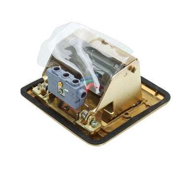 10A 2500W Full Copper Four-way Ground Waterproof Multi-function Socket