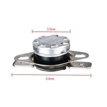 10Pcs 250V 10A KSD301 Normal Open 35 Thermostat Temperature Thermal Controller Control Switch